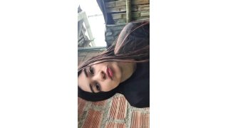 Colombian Pornstar Masturbates In Public