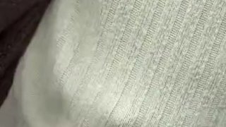 Amateur Flashes Small Tits While Riding