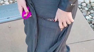 He Uses A Remote Vibrator On Me In Public