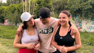 Public Park Threesome With Verified Amateurs