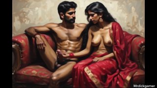 Desi Couple Enjoys Intimate Hotel Room Moments