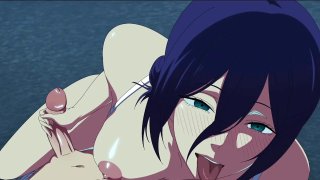 Reze's Uncensored Lesson On Sucking Denji's Cock