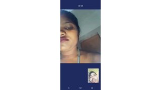Sexy Wife Fuck On Video Call With Boyfriend