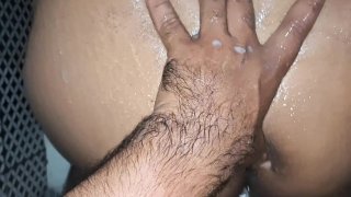 Indian Aunty Nude In The Bathroom