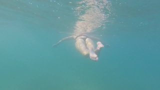 Aquatica's Feet Melted In The Blue Sea