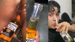 Amateur Drinks Beer Without Realizing It Was Anal