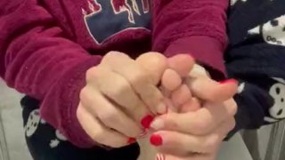 Massaging My Feet After A Long Day