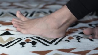 Amateur Polish Remover Close-up Foot Fetish