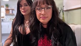 Alex Adams Meets Step Sister's Goth Girlfriend - Role Play